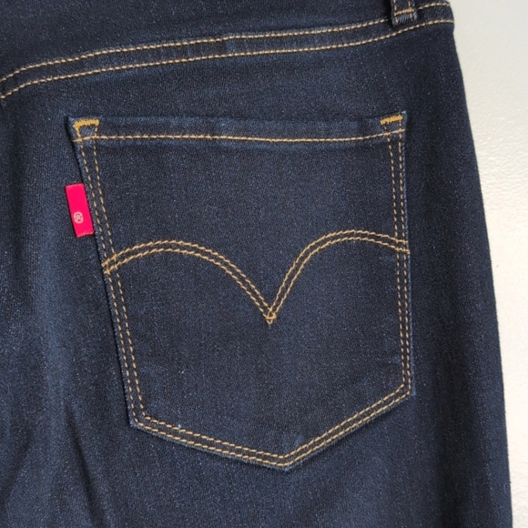 Levi's Premium 715 Bootcut Dark Wash Cowgirl Fall Women's Jeans 30x30 - Picture 5 of 13